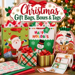 Christmas Bags, Boxes and Tags