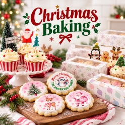 Christmas Baking, Cupcakes & Cakes
