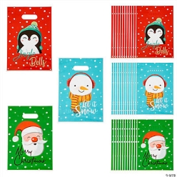 Christmas Icon Goody Bags - 36Pk