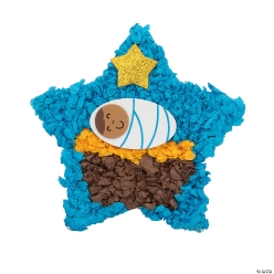 Christmas Nativity Star Sticky Board Craft Kit-12Pk