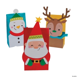 Christmas Large Cute Treat Bags - 36pk