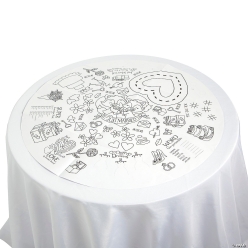 CYO Wedding Circle Table Toppers - 3Pk