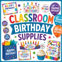 Classroom Birthday Supplies