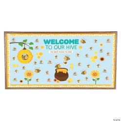 Bee-Themed Welcome to our Hive Classroom Bulletin Board Set