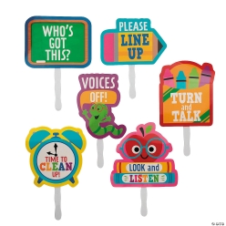 Classroom Management Hand Signs - 6Pk
