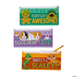 Classroom Pets Pencil Cases - 12Pk