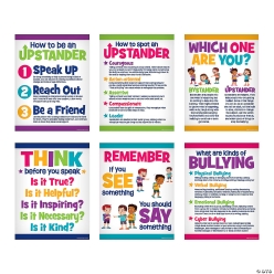 Social Emotional Learning Upstander Classroom Poster Set-6Pk