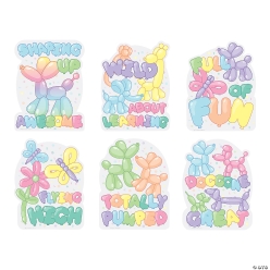 Balloon Dog Themed Classroom Poster Set-6Pk