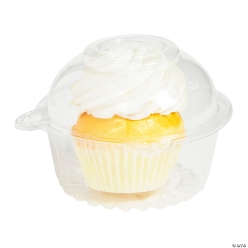 Clear Clamshell Cupcake Container - 12Pk