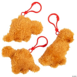 Dino Chicken Nugget Backpack Keychains-12Pk
