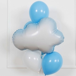 Airplane Cloud Balloon Bouquet