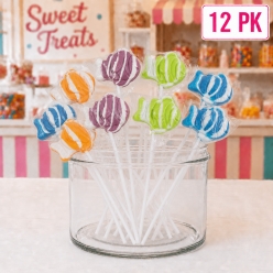 Clown Fish Fruit Molded Lollipops - 12 Pk