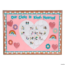 Kindness Week Puzzle Collaborative Bulletin Board Set