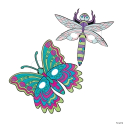 Paper CYO Bug & Butterfly Masks-12Pk