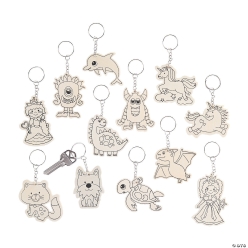 CYO Wood Keychain Assortment - 144Pk