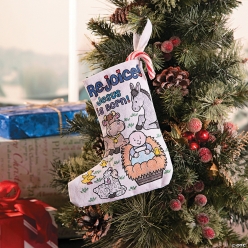 Colour Your Own Nativity Stockings - Includes 12