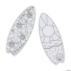 Colour Your Own Tropical Wood Surfboards-12Pk