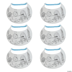 CYO Your Own Under the Sea Visors - 6Pk