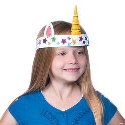 Colour In Unicorn Crown Kits - 12Pk