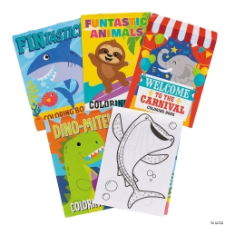 Bulk Fun Colouring Book Assortment - 72 PK