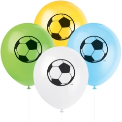 Soccer Large Latex Balloons - 8 PK