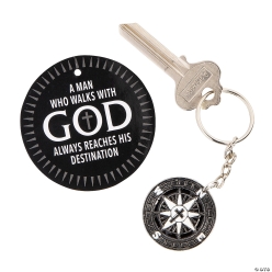 Religious Father's Day Keychains - 12Pk
