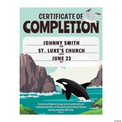 Rocky Beach VBS Certificates of Completion-25Pk