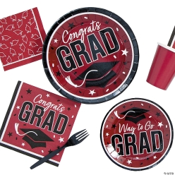 2025 Burgundy/Maroon Graduation Supplies