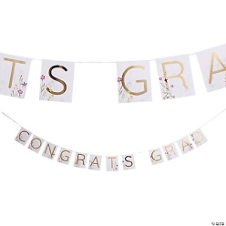 Congrats Grad Cottagecore Garland 7 Foot