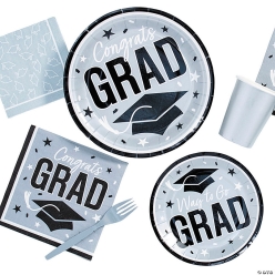 2025 Silver Graduation Supplies