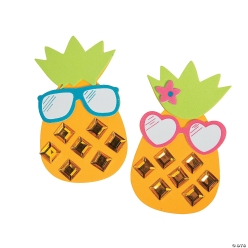 Cool Jewel Pineapple Magnet Craft Kit - 12pk