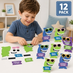 Cool Shark Magnet Craft Kit-12Pk
