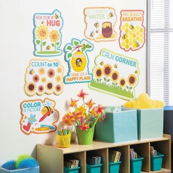Bee Themed Clam Down Corner Decoration Set