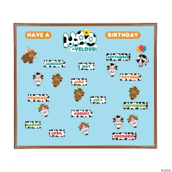 Cow Classroom Birthdays Bulletin Board Set