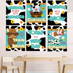 20% OFF: Cow Classroom Motivational 21