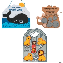 Old Testament Bible Story Craft Kit Assortment-36Pk