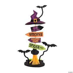Halloween 3D Directional Sign Craft Kit-12Pk