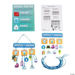 States of Matter Hanging Mobile Craft Kit-6Pk