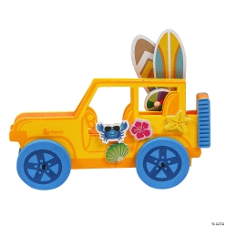Summer Beach Vehicle Foam Craft Kit -12Pk