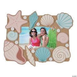 Seashell Picture Frame Craft Kit-12Pk