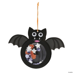 Bat Shaker Ornament Foam Craft Kit-12Pk