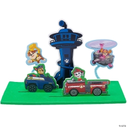 PAW Patrol 3D Scene Foam Craft Kit-12Pk