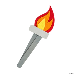 Torch Craft Stick Magnet Craft Kit-12Pk