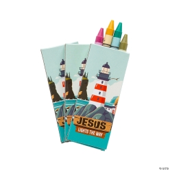 Rocky Beach VBS 4 Colour Crayon Boxes - 12Pk