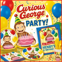 Curious George Birthday Party Supplies