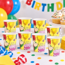 Curious George Party Cups - 8 Pk