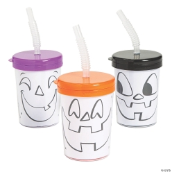 CYO Jack-O'-Lantern Cups-12Pk