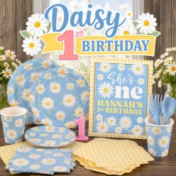 *Daisy 1st Birthday Party Supplies