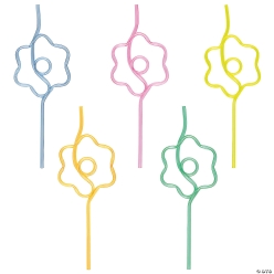 Daisy Silly Straws - 5Pk