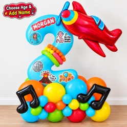 *Danny Go PERSONALIZED Airfill Any Age Balloon Stack
